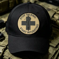 Parche táctico Combat Medic Stop Talking con velcro para chaleco