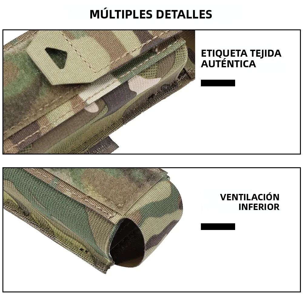 SINAIRSOFT Portafusil táctico MOLLE para cargador y flashbang - imagen 4