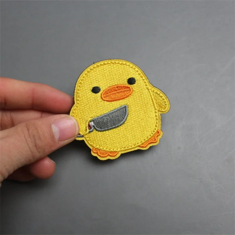 Parche bordado personalizado animal – Rana y pato para equipo táctico - imagen 5