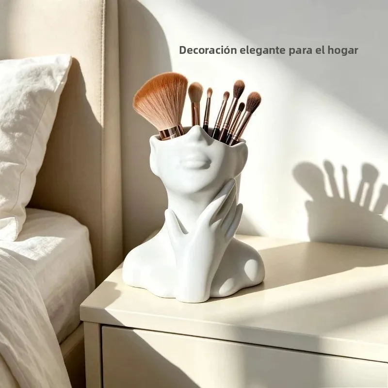 Organizador multifunción escritorio con soporte bolígrafos y cosméticos - imagen 4