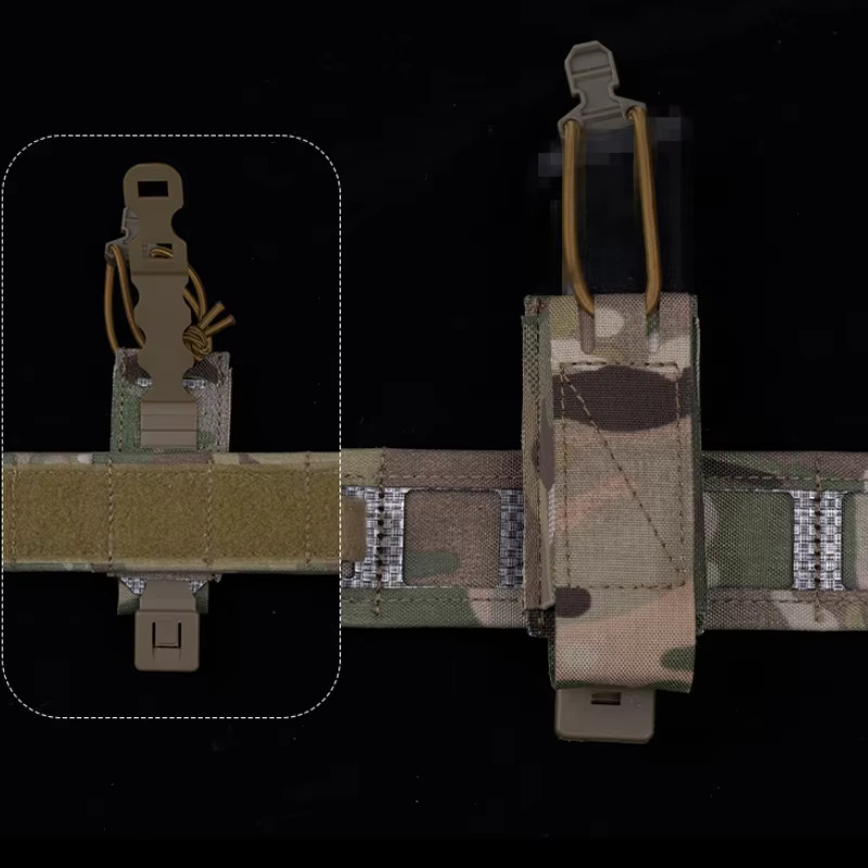 Bolsa magnética MOLLE porta cargadores 9mm extracción rápida táctica - imagen 2