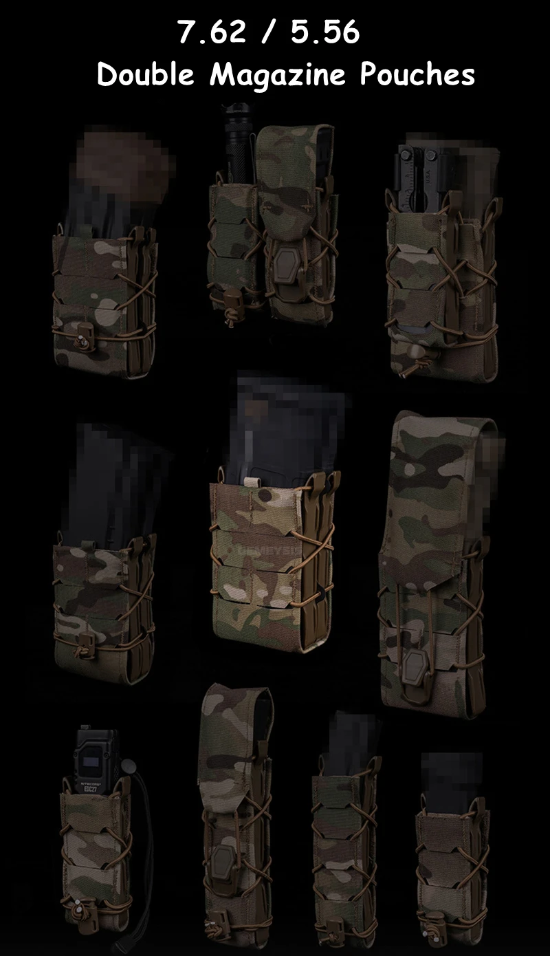 Bolsa táctica doble Mag demeysis vista frontal