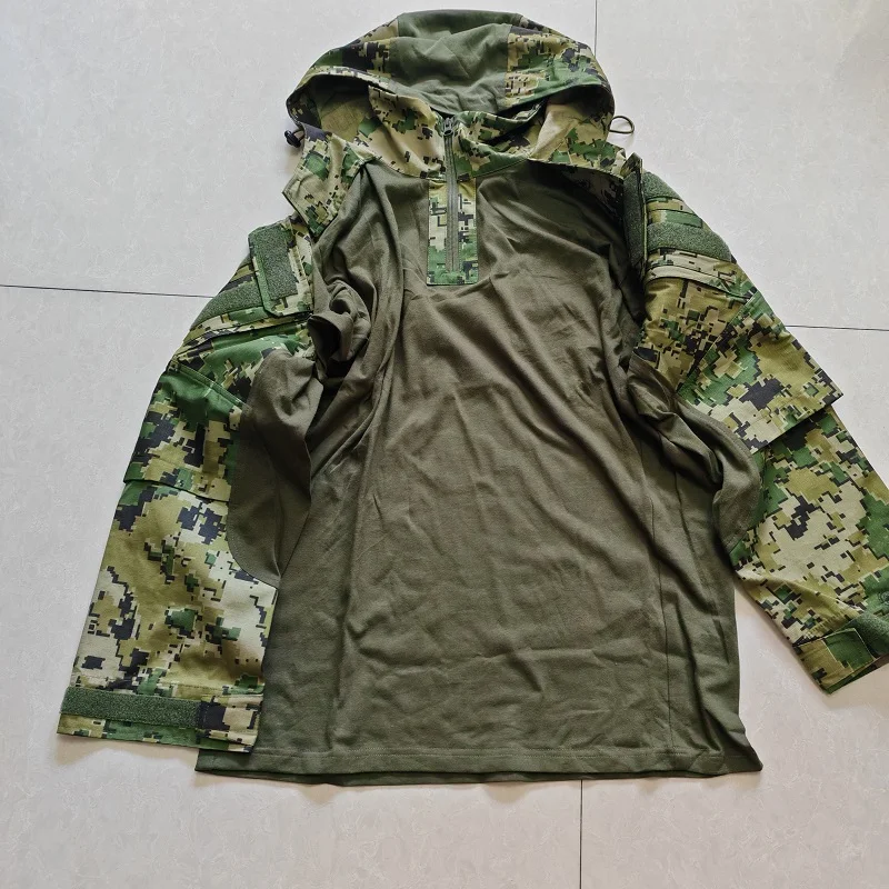 Camiseta táctica G3 nylon-algodón transpirable – Manga raglán outdoor - imagen 3