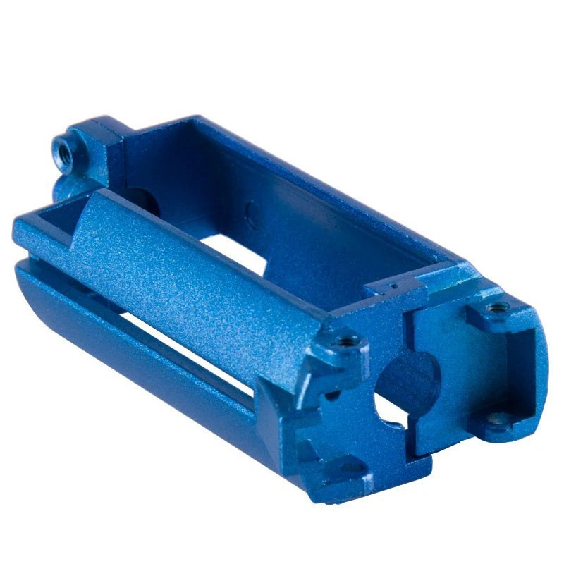 SINAIRSOFT Marco motor azul de aleación para AK AEG – Base soporte - imagen 3
