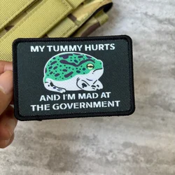 Parche táctico rana meme para mochila, chaleco o gorra
