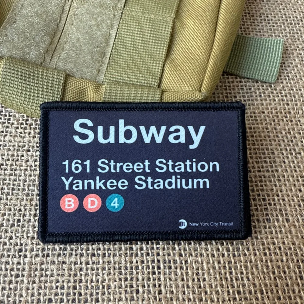 Parche táctico Yankee Stadium con gancho y bucle - imagen 3