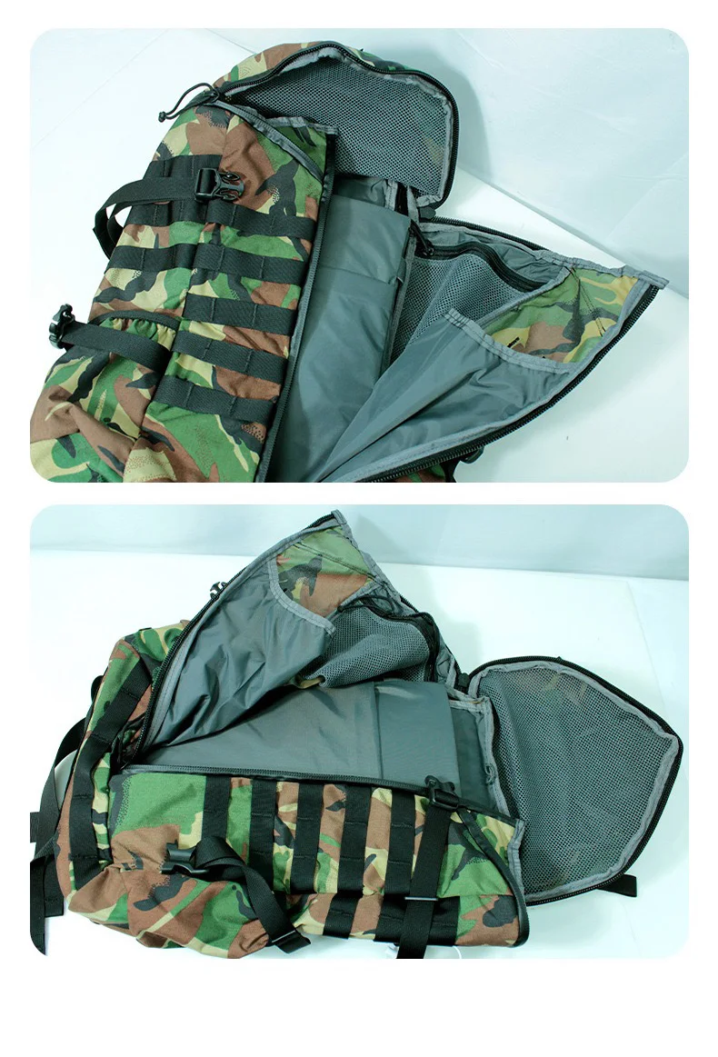 Mochila táctica de camuflaje de gran capacidad para senderismo - imagen 2