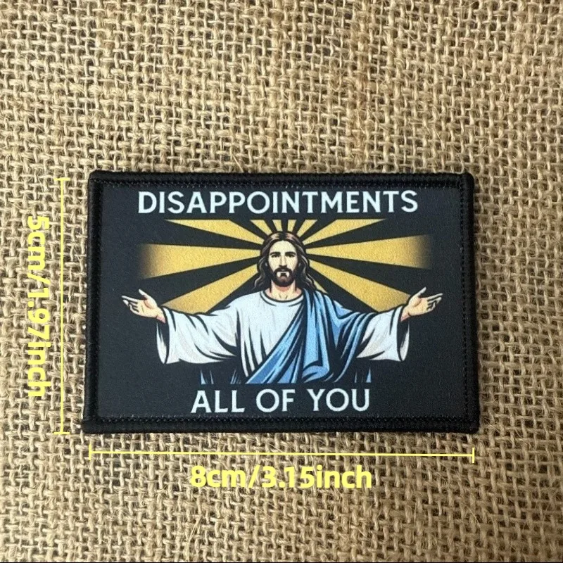 Parche táctico religioso gancho y bucle para chaquetas, chalecos - imagen 4