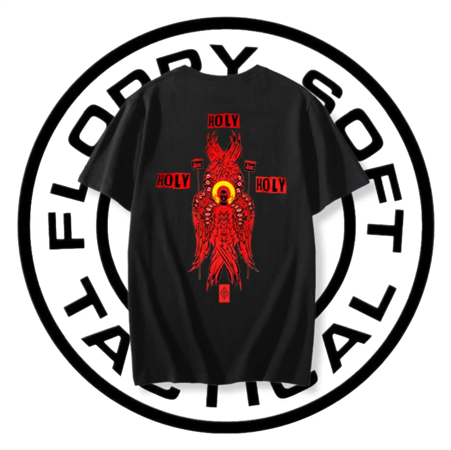 SC.IRREGULARS Camiseta táctica con estampado querubín