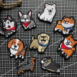 Parche bordado perro razas – Táctico velcro para ropa militar