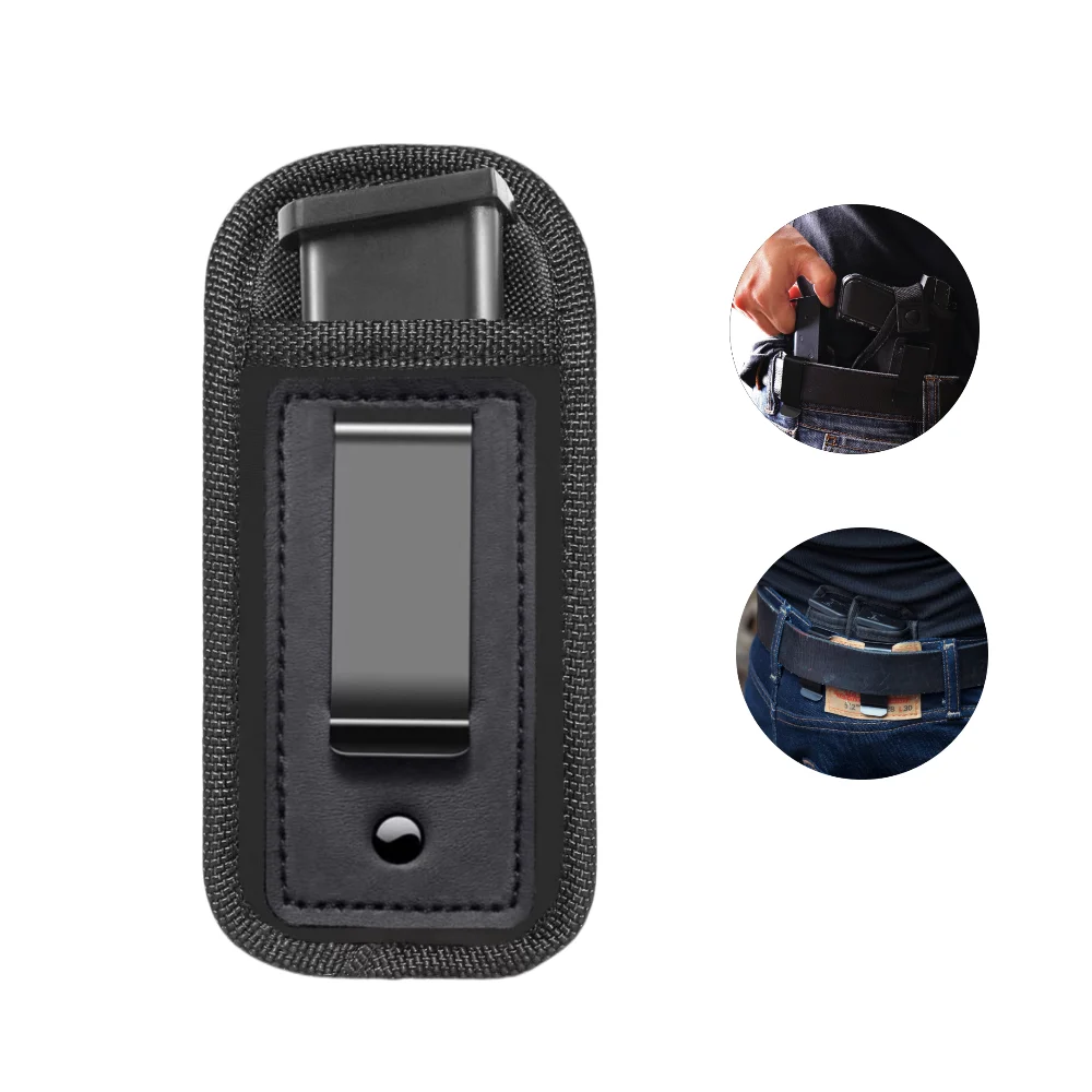 Funda cargador pistola 9mm .40 con clip cinturón – Glock, Ruger, XD