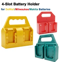 Estuche para baterías DeWalt Milwaukee Makita ABS con asa