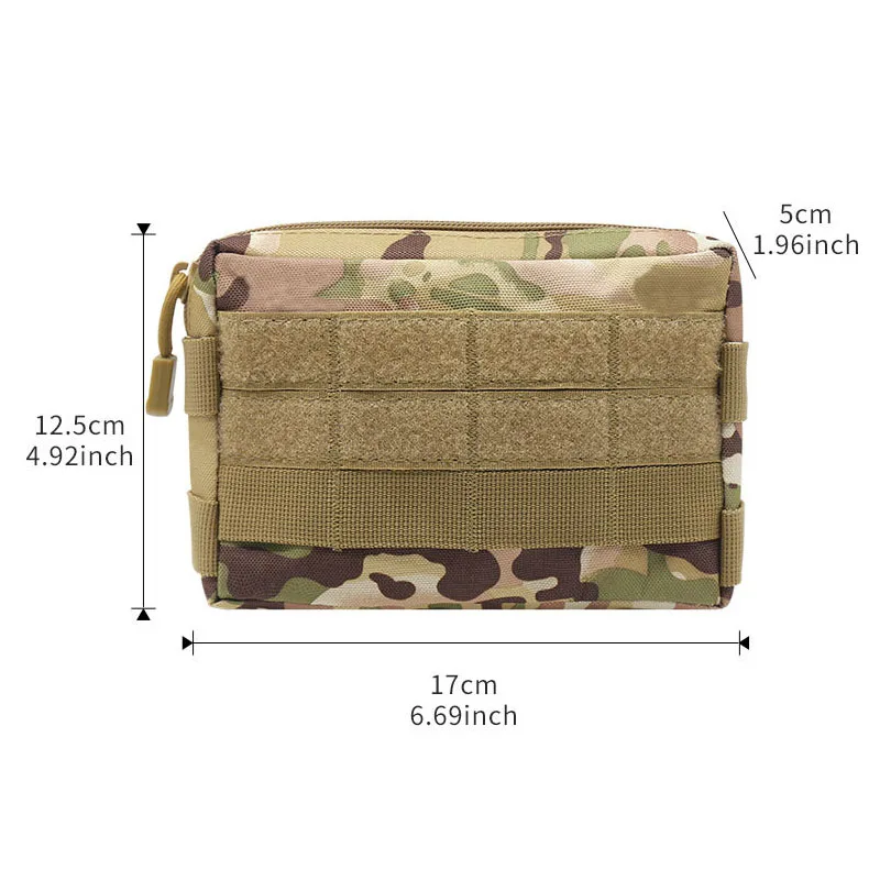 Bolsa táctica MOLLE de nailon para accesorios EDC – organizador - imagen 3