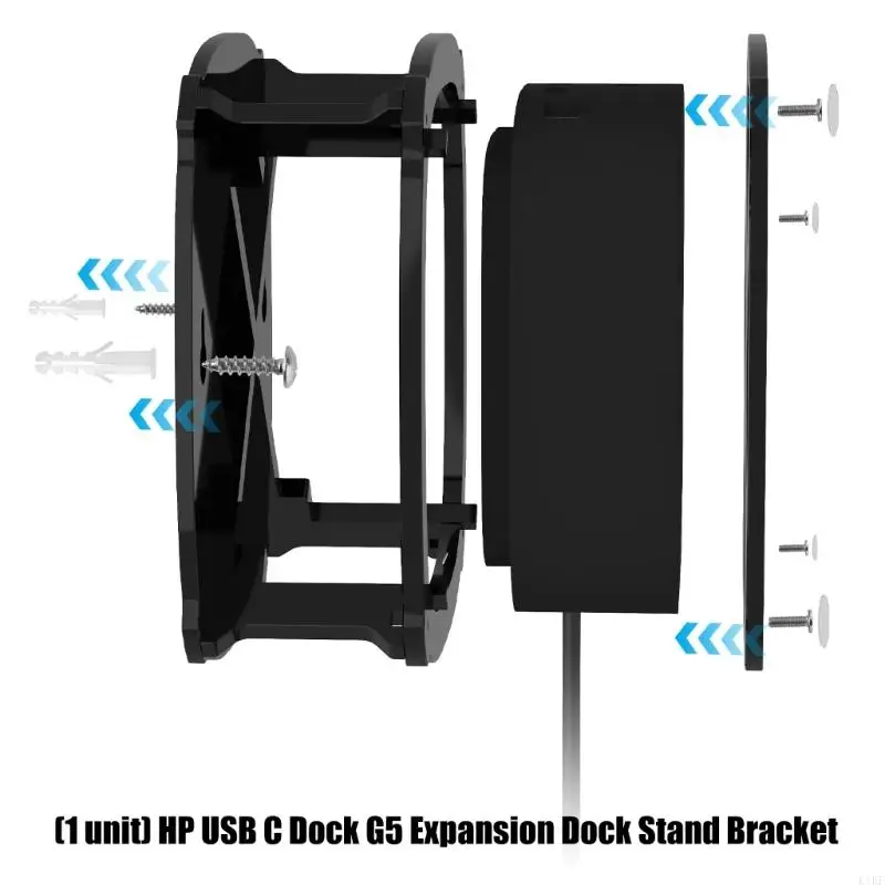 Soporte sobremesa acrílico vertical para dock – Escritorio y oficina - imagen 2