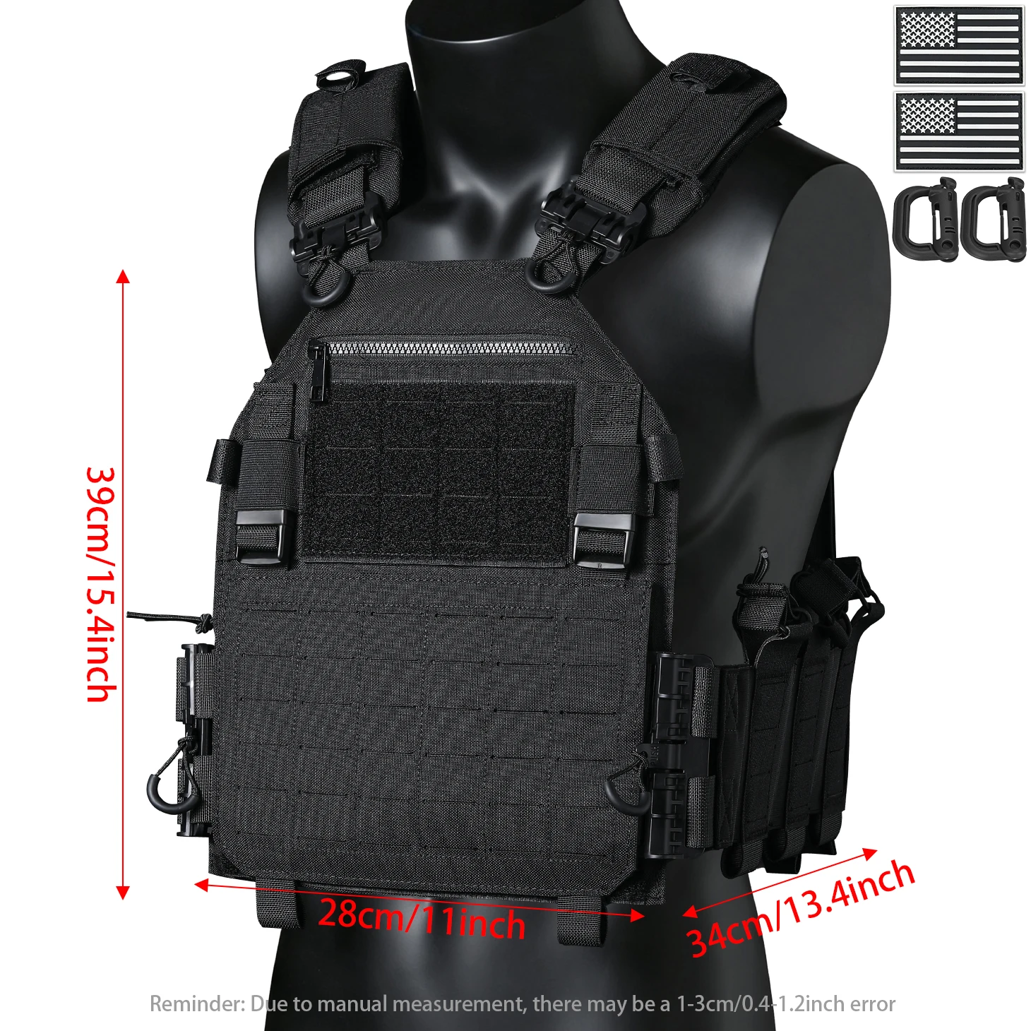 Chaleco de caza ligero ajustable con tirantes desmontables - imagen 2