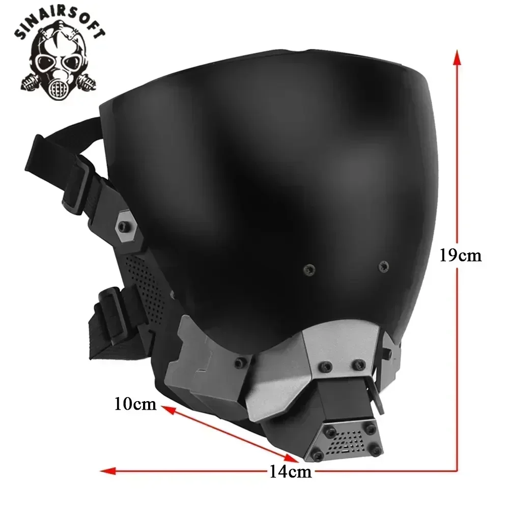 SINAIRSOFT Máscara de protección para airsoft, transpirable y antivaho - imagen 2