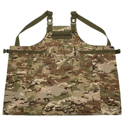 Delantal chaleco táctico multibolsillo unisex sin mangas camuflaje ripstop técnico