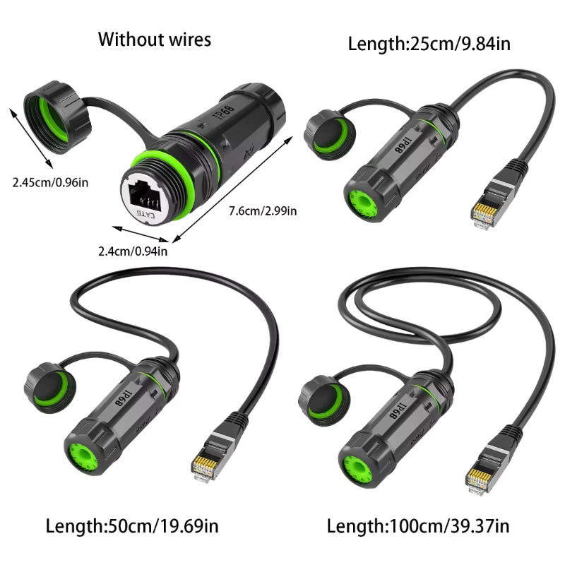 Improteo Conector RJ45 Ethernet resistente para cable en entorno duro - imagen 5