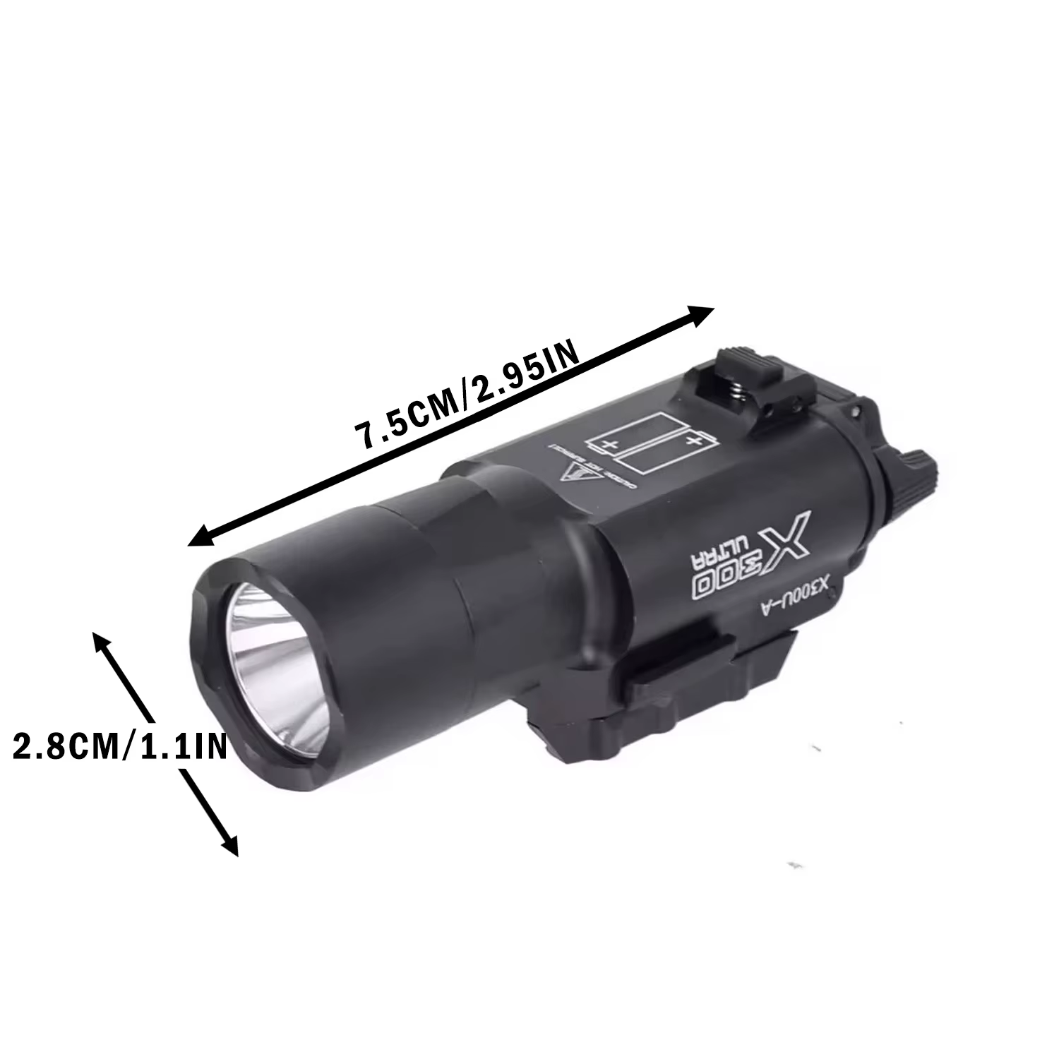 Surefire X300U Linterna táctica rail Picatinny para pistola y rifle - imagen 3