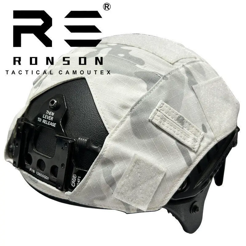 Rongsheng Funda para Casco Táctico Camuflaje EMR Big Five Leaf - imagen 4