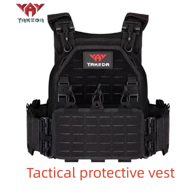 YAKEDA Chaleco Táctico Portaplacas Ajustable para Airsoft