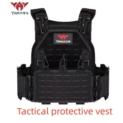 YAKEDA Chaleco Táctico Portaplacas Ajustable para Airsoft