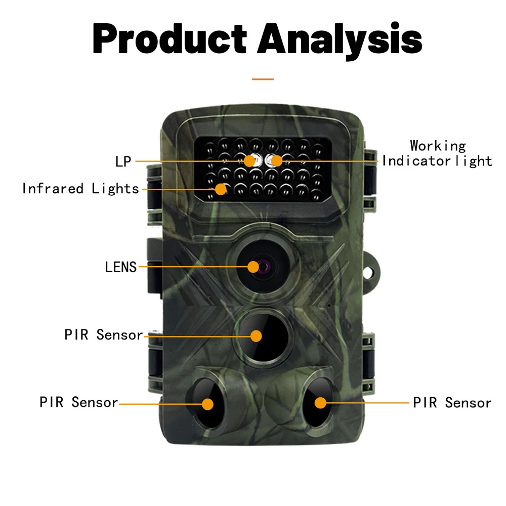 Cámara de vigilancia PR3000 con visión nocturna para caza y exterior - imagen 3