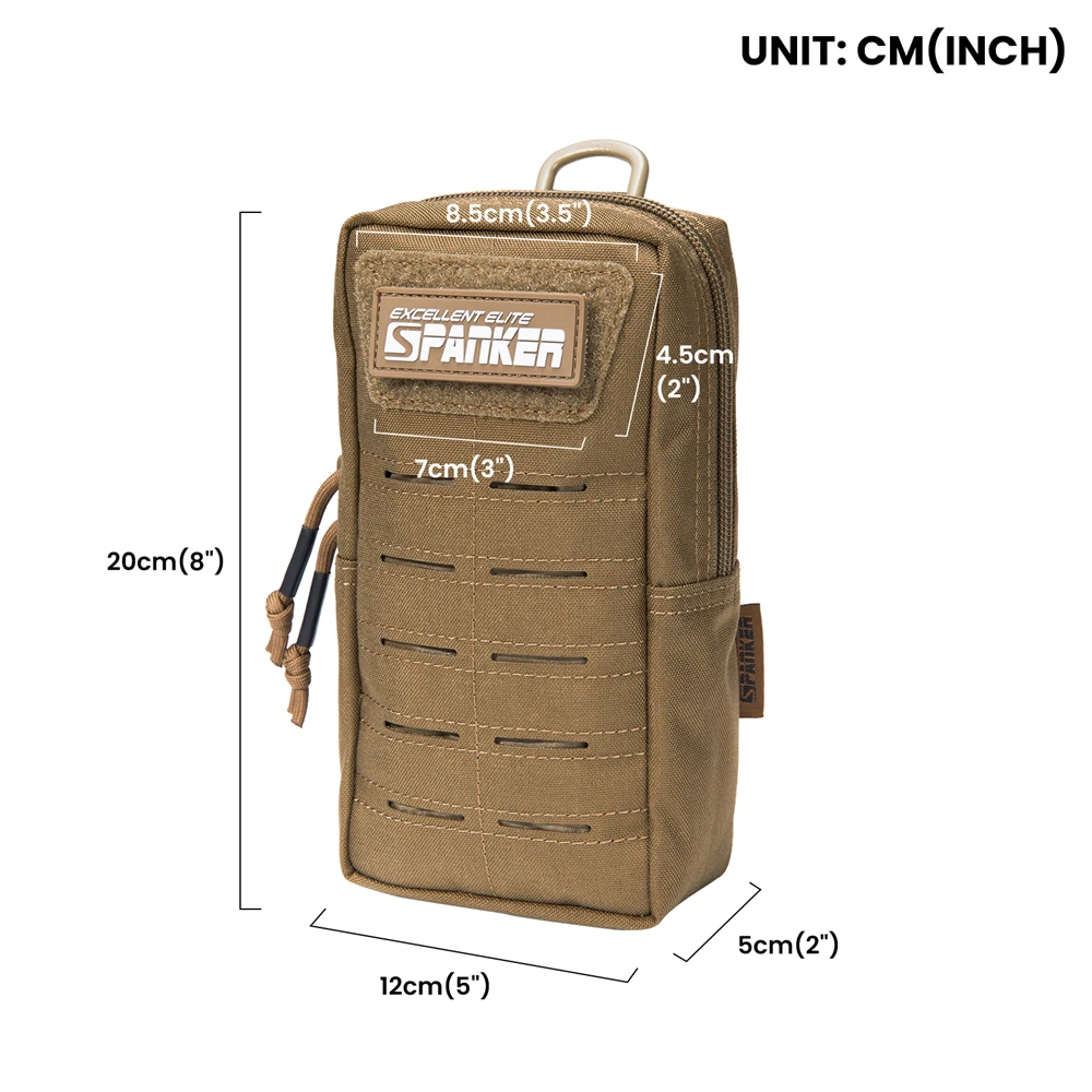 Bolsa táctica MOLLE para cintura – Organizador EDC desmontable - imagen 3