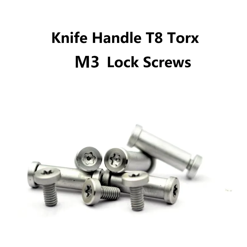 Tornillos T8 cabeza plana acero inoxidable para cuchillos tácticos - imagen 4