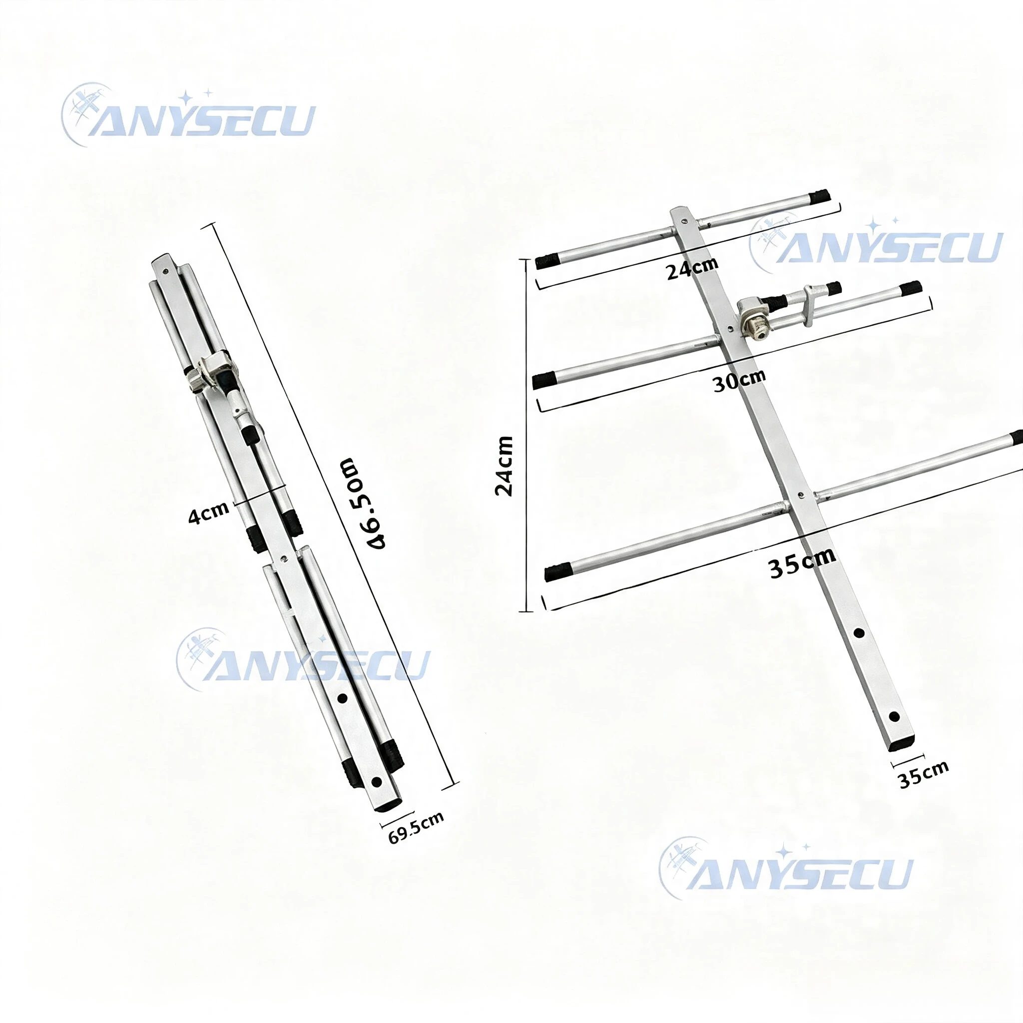 Antena Yagi UHF Direccional 3 Elementos 7 dB – Comunicaciones Tácticas - imagen 4