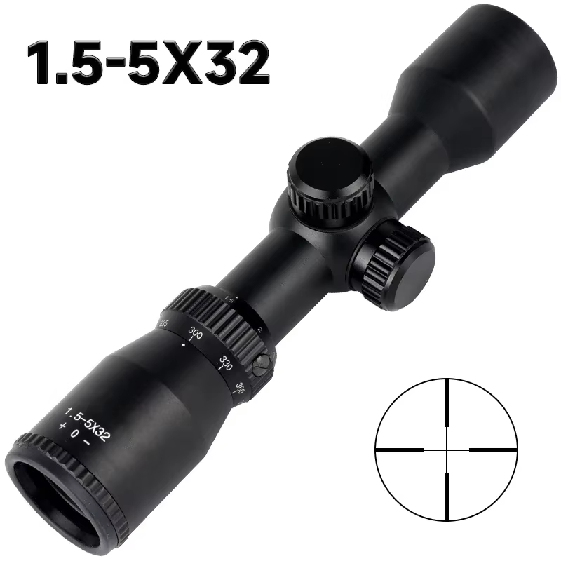 Mira telescópica iluminada con retícula para ballesta corta de caza - imagen 4