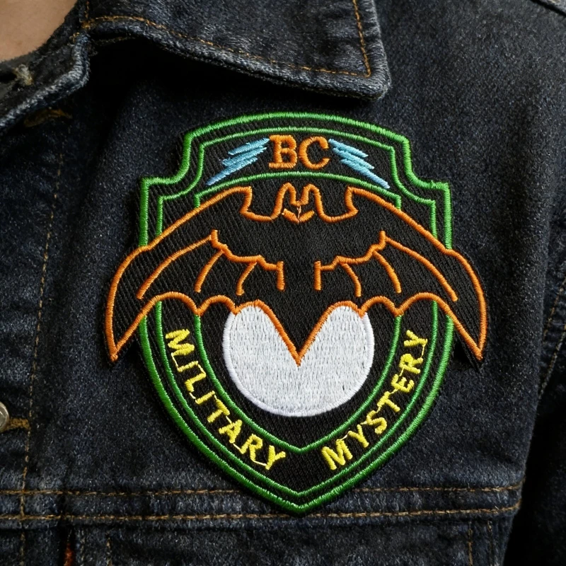 Parche táctico gancho y bucle escudo BC Misterio Militar para mochila - imagen 3