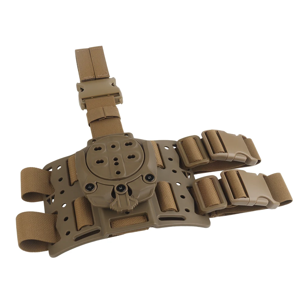 Plataforma de pierna táctica con base giratoria para funda CS de caza - imagen 3