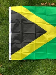 SKY FLAG Bandera Nacional de Jamaica 90x150 cm Poliéster Colgante