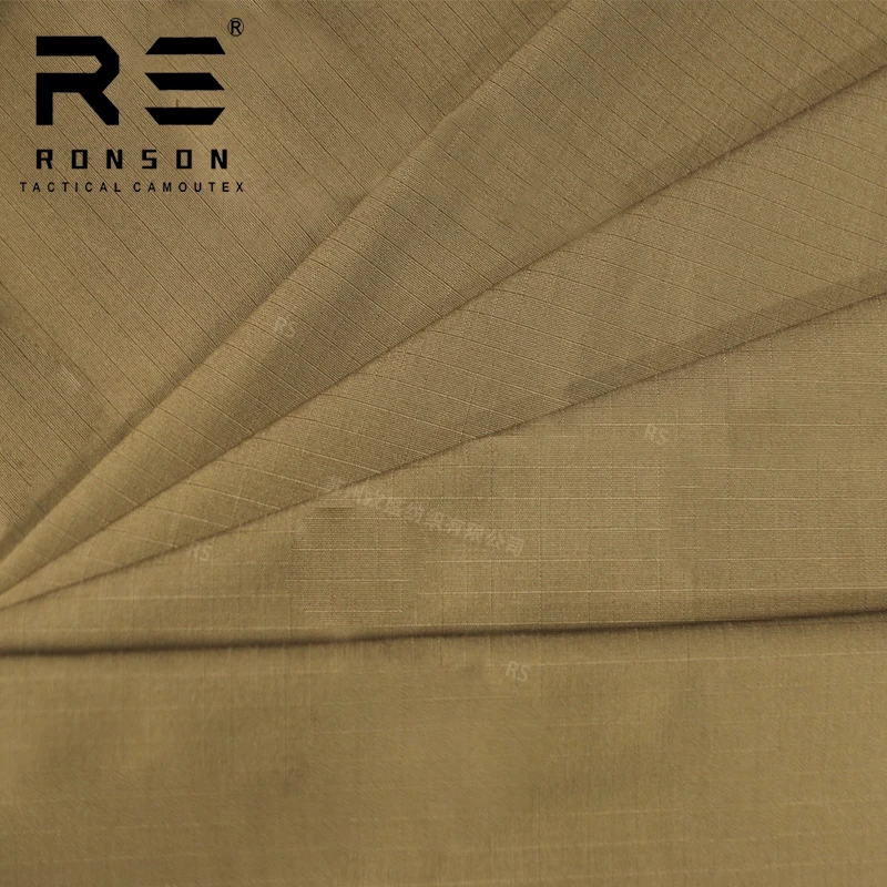 Tela Ripstop NYCO Wolf Tan táctica algodón-nailon para uniformes - imagen 2