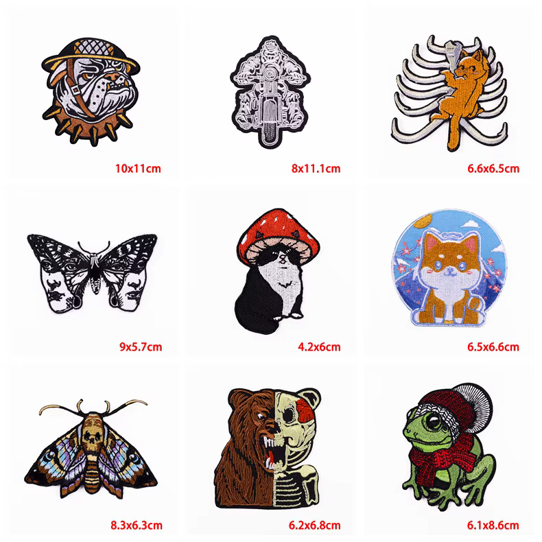 Parche bordado termoadhesivo mariposa – Para coser o planchar en ropa - imagen 2