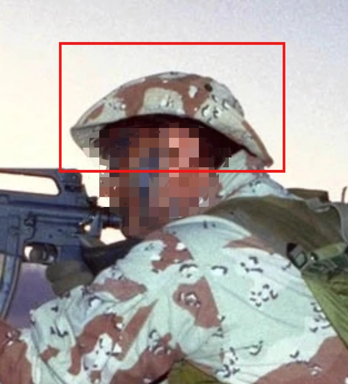 Gorro de combate Beni camuflaje desierto de borde redondo - imagen 5