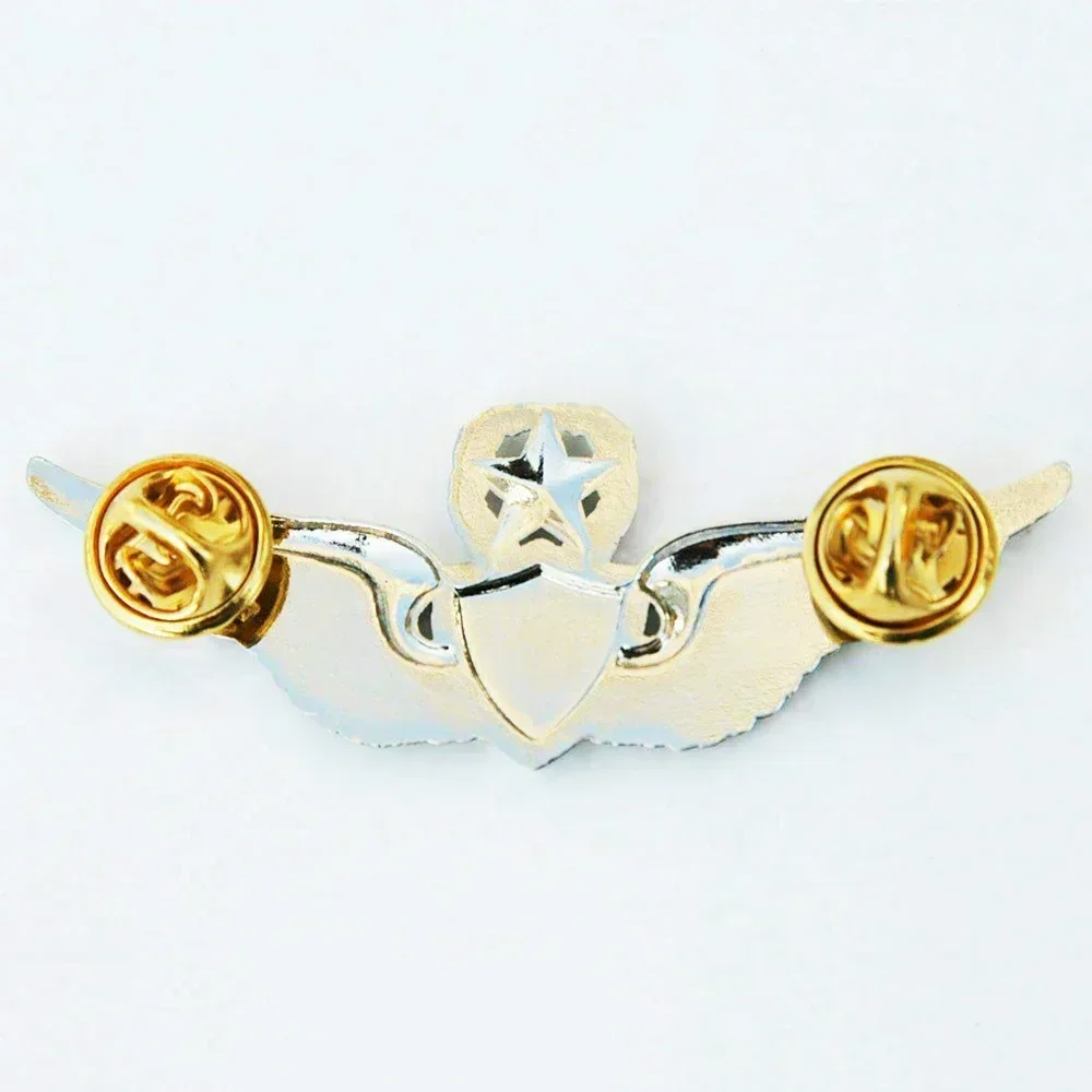 Pin militar metal alas de comando EE. UU., plateado - imagen 3