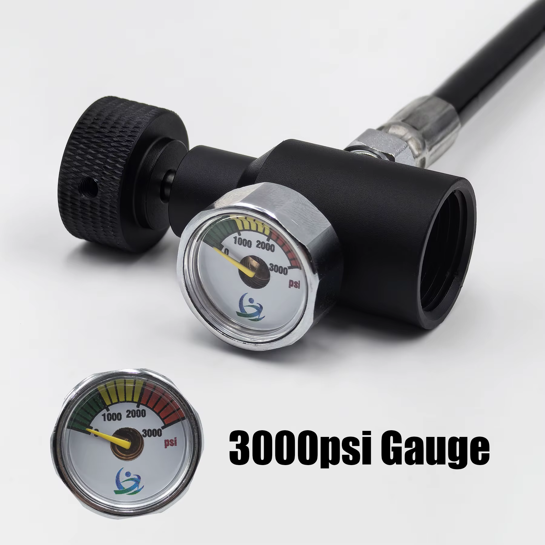 Marker HPA manguera microbore 94cm conexión rápida control deslizante paintball - imagen 5
