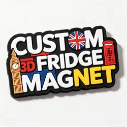 Imán de nevera 3D personalizado de PVC con diseño exclusivo