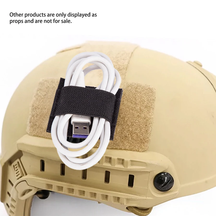 Magic Sticky sujeta-cables adhesivo para casco, walkie y auriculares - imagen 2