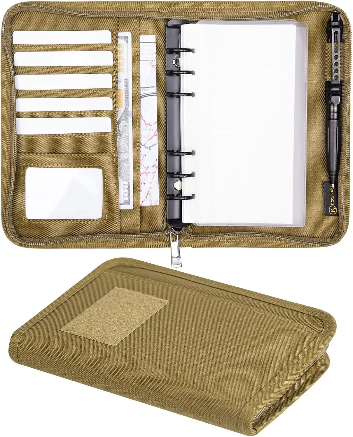 Cuaderno táctico de exteriores con cubierta protectora y hojas sueltas - imagen 3