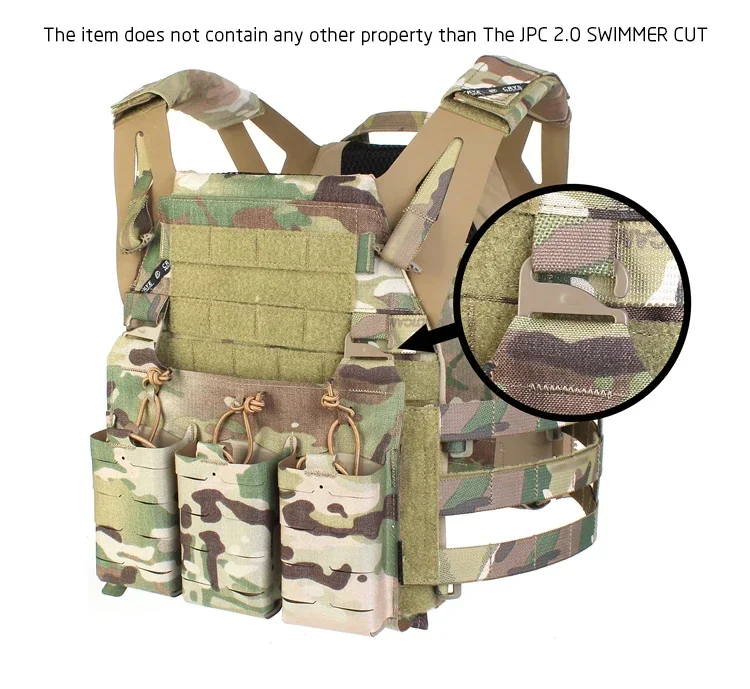 PEW Tactical chaleco táctico portaplacas JPC Swimmer Cut airsoft - imagen 2