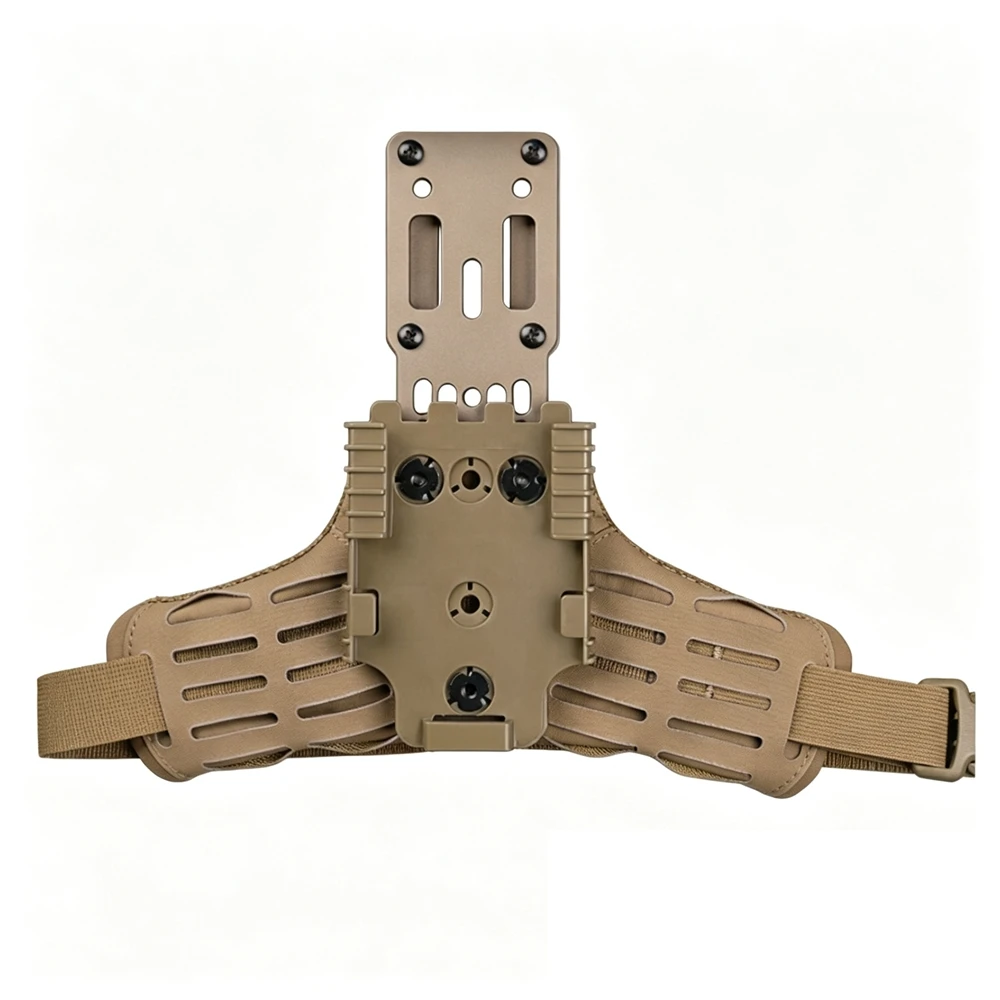 Pistolera táctica drop-leg QLS para muslo Molle rápida G17/M9 - imagen 5
