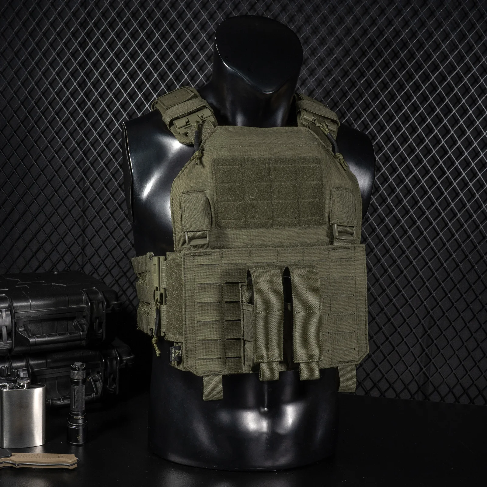 KRYDEX funda táctica MOLLE modular para cargadores de pistola - imagen 5