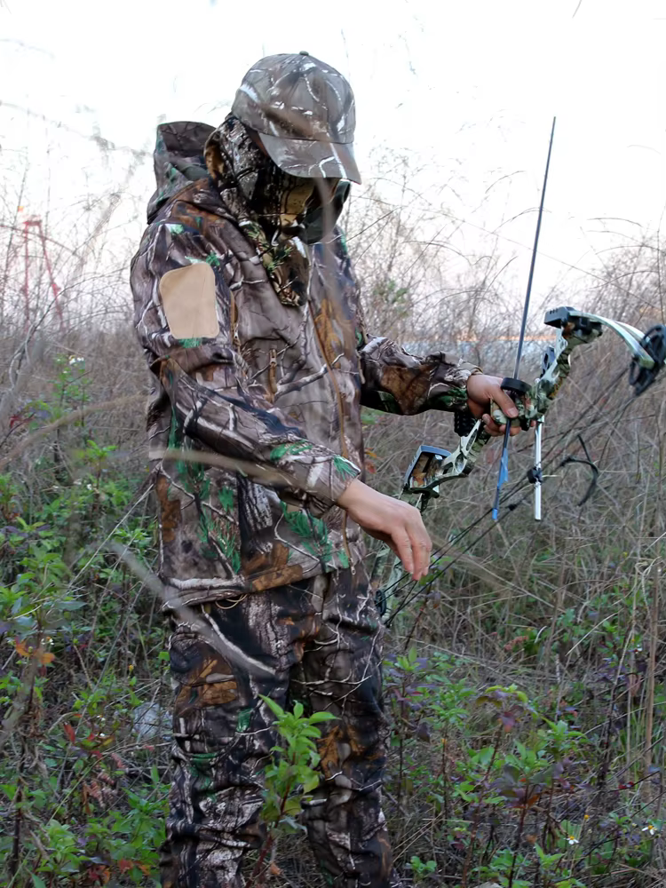 Traje softshell piel de tiburón dos piezas felpa – Caza y montaña invierno - imagen 4