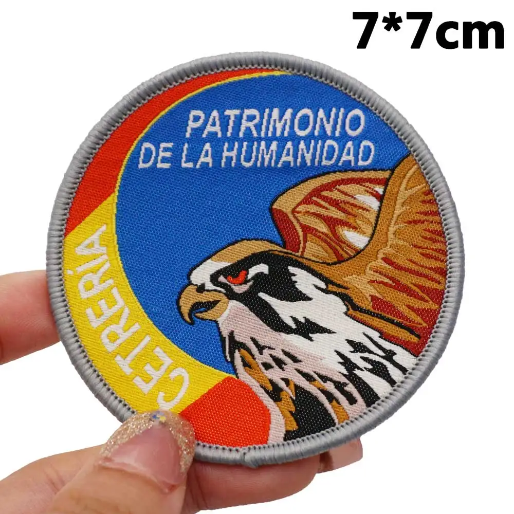 Insignia DFP Marina Española bordada – Parche motorista punk - imagen 4