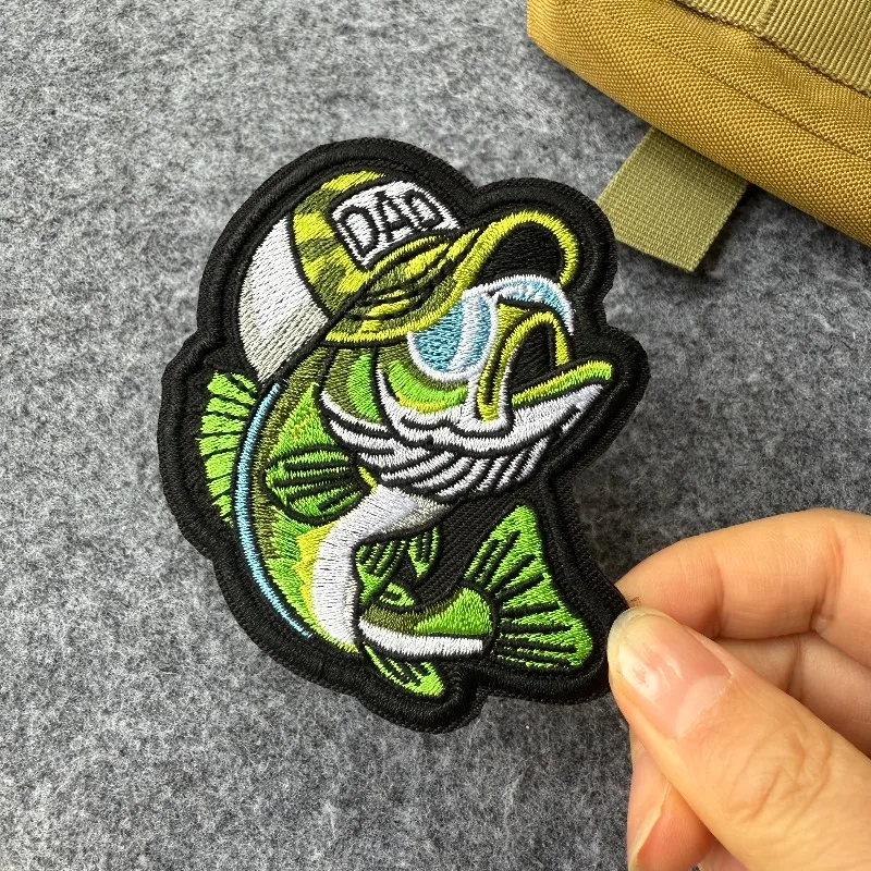 Parche con diseño de pez