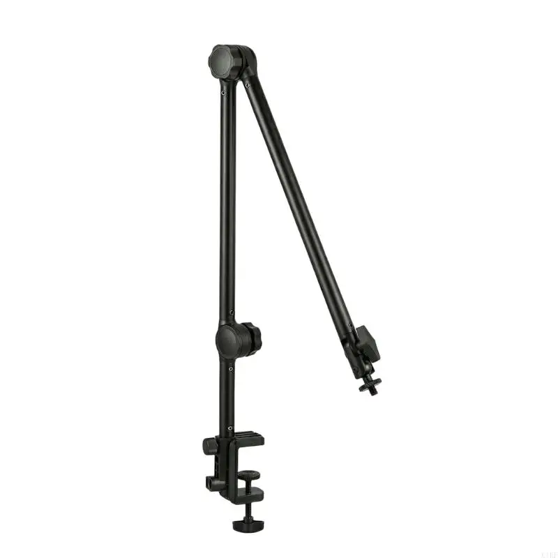 K1KF Soporte brazo micrófono ajustable para streaming y cámara - imagen 2