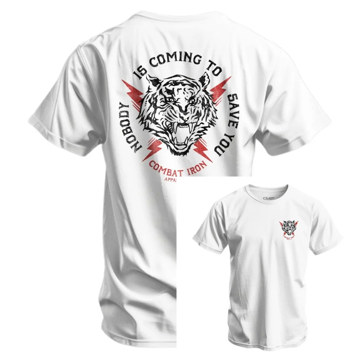 Combat Iron camiseta táctica de algodón puro militar - imagen 2